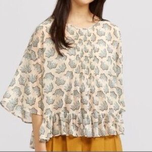Anna Sui for Uniqlo Semi Sheer Top - Size Large